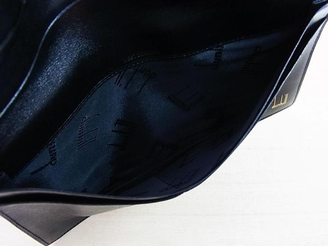 ◆正規品 美品 dunhill ダンヒル レザー札入れ財布 ドイツ製/艶カーフ・黒・箱なし < ブランド ◆正規品 美品 dunhill ダンヒル レザー札入れ財布 ドイツ製/艶カーフ・黒・箱なし < ブランドの