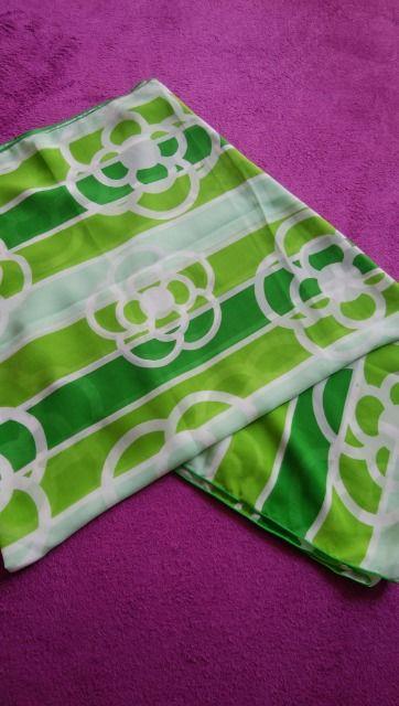 美品 CLATHAS  クレイサス パレオ グリーン 緑 スカーフに < ブランド  美品 CLATHAS  クレイサス パレオ グリーン 緑 スカーフに  < ブランドの