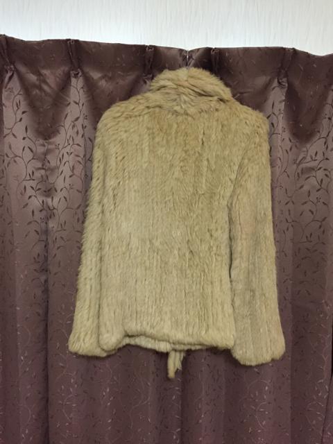 644.アンナケリー☆ラビットファーフリンジコート濃いめベージュ < 女性ファッション  644.アンナケリー☆ラビットファーフリンジコート濃いめベージュ < 女性ファッションの