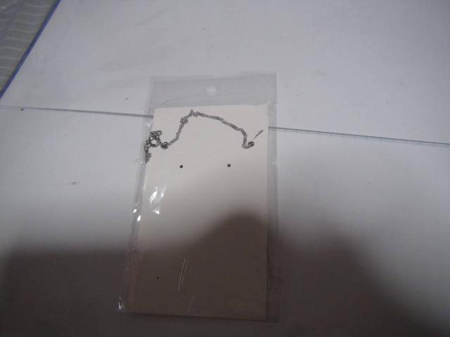 キュービックジルコニア シルバーリングネックレス新品!。 < 女性アクセサリー/時計  キュービックジルコニア シルバーリングネックレス新品!。 < 女性アクセサリー/時計の