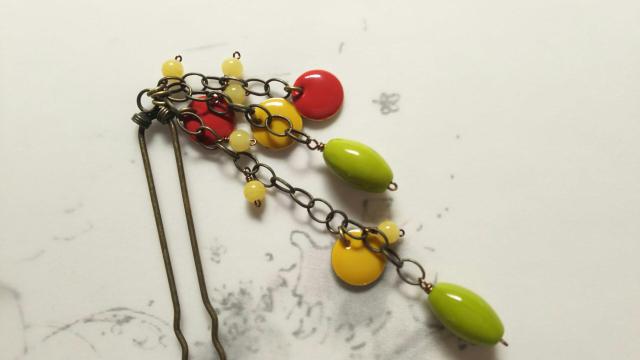 *レトロカラーのかんざし*21020 < 女性ファッション  *レトロカラーのかんざし*21020 < 女性ファッションの
