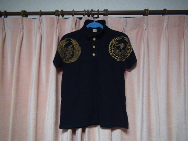 鶴亀のポロシャツ 黒 (M)!。 < 男性ファッション 鶴亀のポロシャツ 黒 (M)!。 < 男性ファッションの