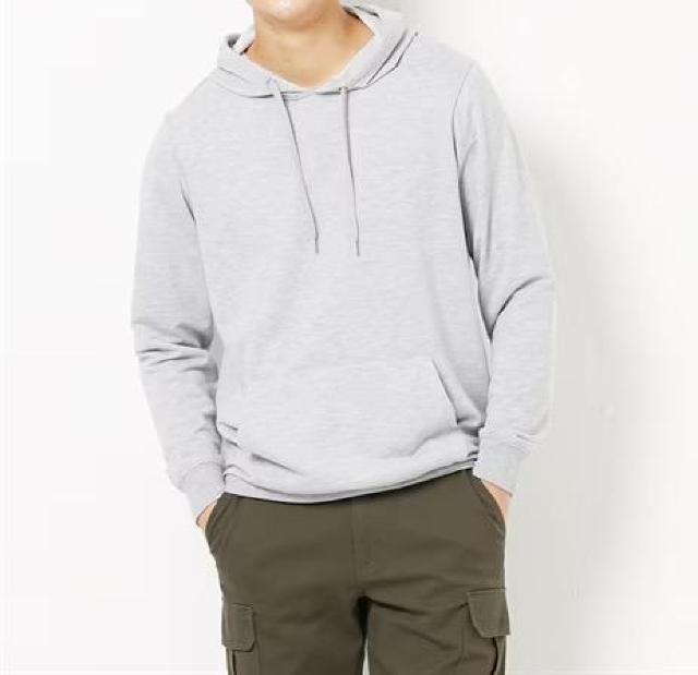 4Lサイズ!抗菌防臭加工!高貴紳士的!マスクポケット付き!ミニ裏毛!長袖プルパーカー!新品タグ付き!杢グレー系色合い!! < 男性ファッション  4Lサイズ!抗菌防臭加工!高貴紳士的!マスクポケット付き!ミニ裏毛!長袖プルパーカー!新品タグ付き!杢グレー系色合い!! < 男性ファッションの