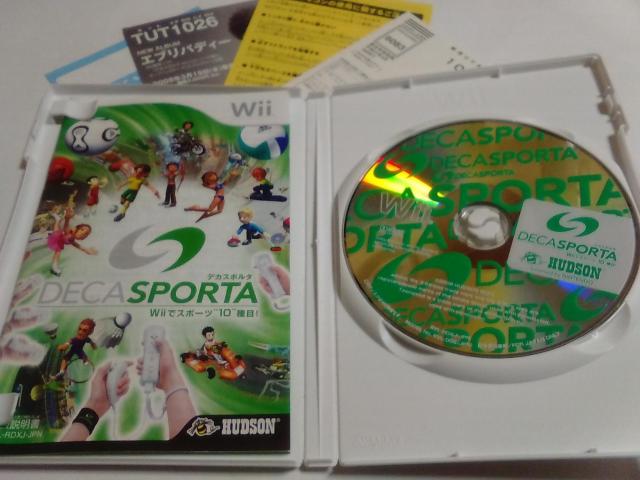 Wii/【2本迄送料180円!!】デカスポルタ Wiiでスポーツ10種目≪匿名らくらく定額便≫【説明書付き】★ご落札価格★ < ゲーム本体/ソフト  Wii/【2本迄送料180円!!】デカスポルタ Wiiでスポーツ10種目≪匿名らくらく定額便≫【説明書付き】★ご落札価格★ < ゲーム本体/ソフトの