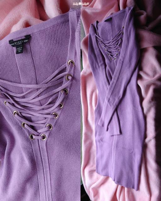 GUESSSELBY LACE-UP SWEATER DRESSFSEXY{fBRjbghXs13090 