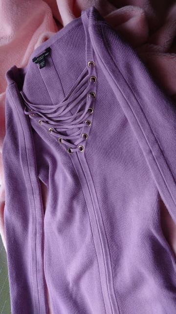 GUESSSELBY LACE-UP SWEATER DRESSFSEXY{fBRjbghXs13090