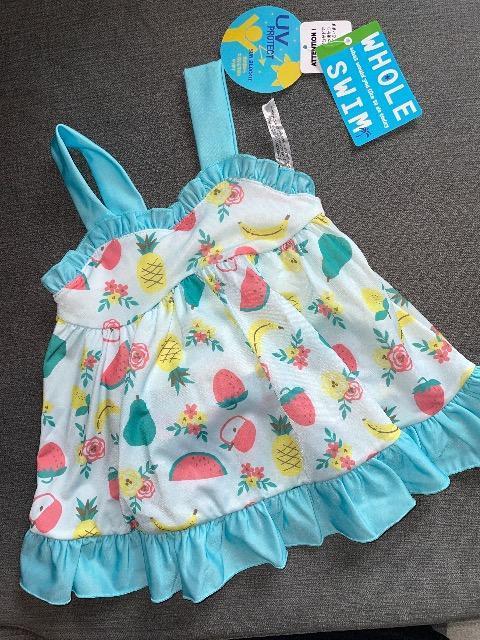 ♯新品♯UVプロテクト SUNblock ワンピース 水着  80 ☆☆ A < キッズ/ベビー  ♯新品♯UVプロテクト SUNblock ワンピース 水着  80 ☆☆ A  < キッズ/ベビーの
