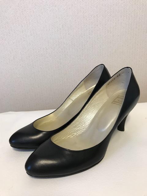 han プレーンパンプス 黒本革 < 女性ファッション  han プレーンパンプス 黒本革  < 女性ファッションの
