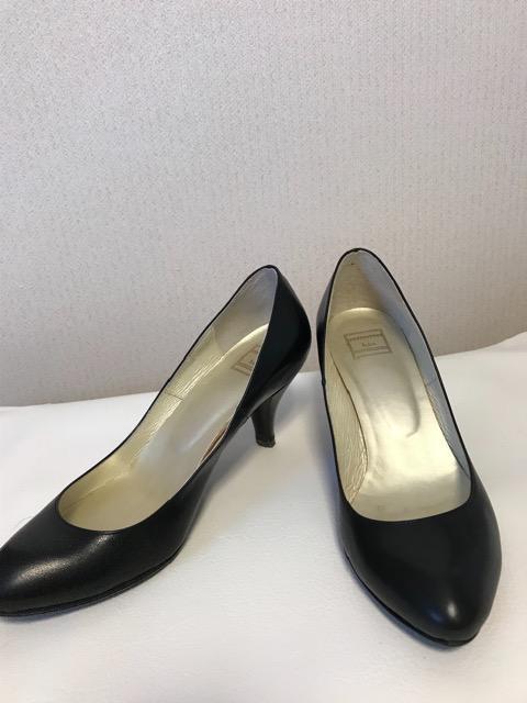 han プレーンパンプス 黒本革 < 女性ファッション  han プレーンパンプス 黒本革 < 女性ファッションの