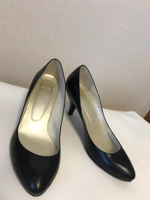 han プレーンパンプス 黒本革 < 女性ファッション  han プレーンパンプス 黒本革 < 女性ファッションの