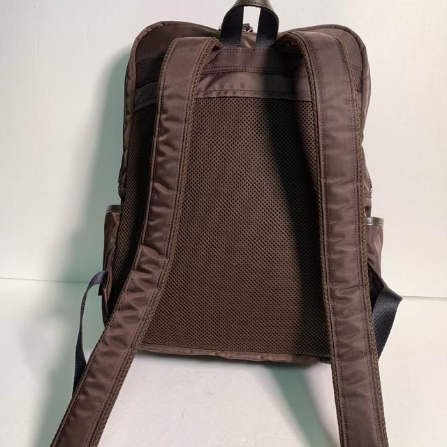 ARTISAN&ARTIST 本革 ナイロン リュック バックパック ブラウン レザー < 女性ファッション  ARTISAN&ARTIST 本革 ナイロン リュック バックパック ブラウン レザー < 女性ファッションの