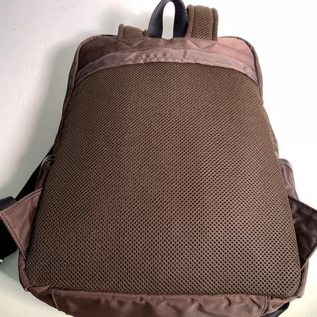 ARTISAN&ARTIST 本革 ナイロン リュック バックパック ブラウン レザー < 女性ファッション  ARTISAN&ARTIST 本革 ナイロン リュック バックパック ブラウン レザー < 女性ファッションの