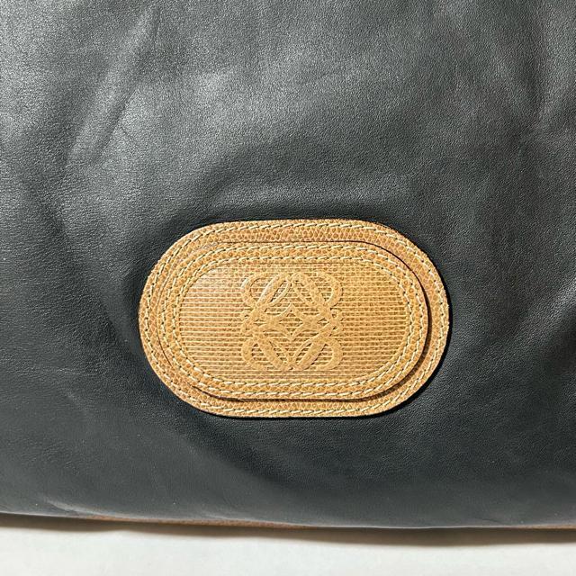 LOEWE ���G�x �����Y �A�i�O���� ���S�^�������U�[ �K�[�����g�P�[�X �u���b�N �u���E�� �r�W�l�X �� �u�����h�� 