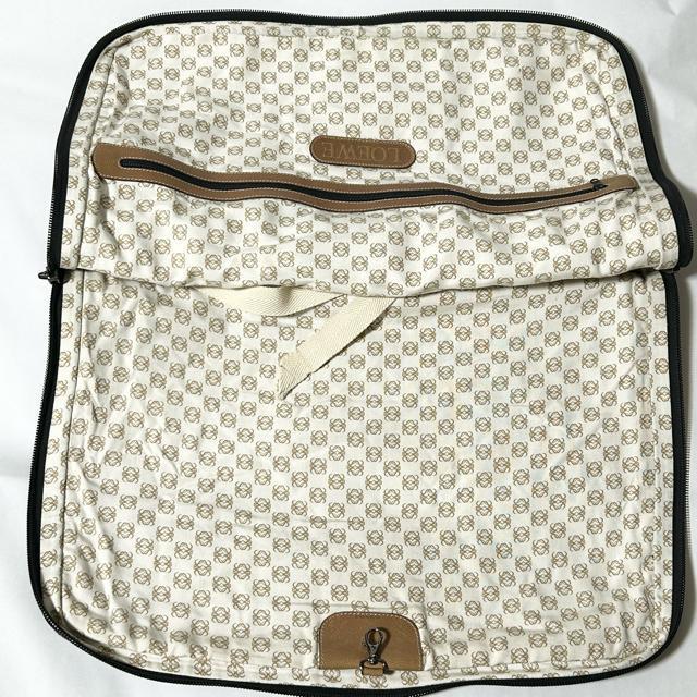 LOEWE ���G�x �����Y �A�i�O���� ���S�^�������U�[ �K�[�����g�P�[�X �u���b�N �u���E�� �r�W�l�X �� �u�����h�� 