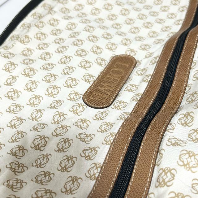 LOEWE ���G�x �����Y �A�i�O���� ���S�^�������U�[ �K�[�����g�P�[�X �u���b�N �u���E�� �r�W�l�X �� �u�����h�� 