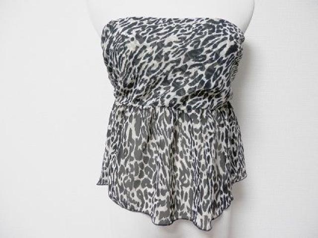 豹ヒョウ柄アニマルシースルーベアトップスフォーマル < ブランド 豹ヒョウ柄アニマルシースルーベアトップスフォーマル < ブランドの