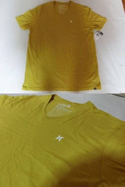 USA購入【Hurley】PREMUIM FIT シンプルVネックT US XLイエロー < ブランド  USA購入【Hurley】PREMUIM FIT シンプルVネックT US XLイエロー < ブランドの