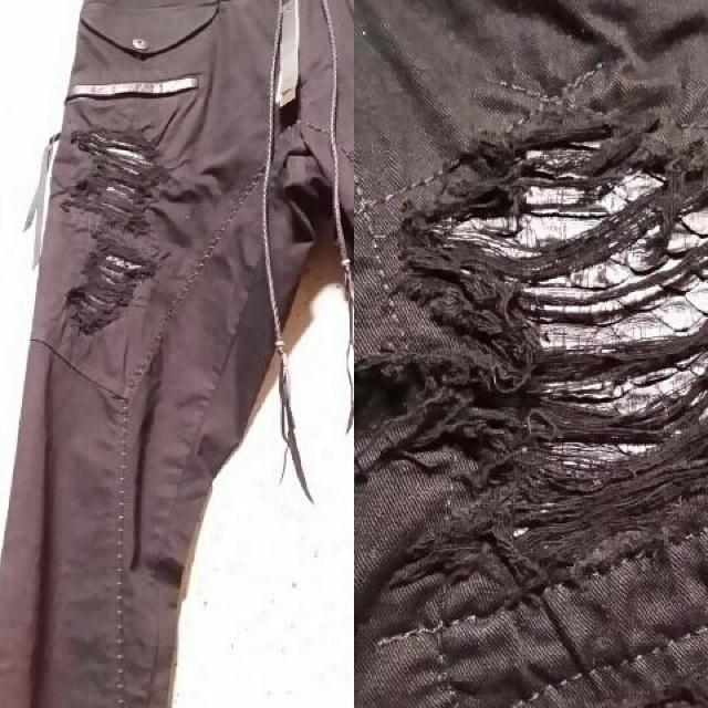 KMRIIケムリ COTTONSPANDEX CRUSH ENGINEER DROP TWILL PANTS 3 < ブランド  KMRIIケムリ COTTONSPANDEX CRUSH ENGINEER DROP TWILL PANTS 3 < ブランドの