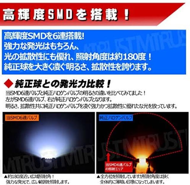 LED T10×31mm SMD 6連 ピンク ラゲッジランプ トランク灯に エムトラ < 自動車/バイク LED T10×31mm SMD 6連 ピンク ラゲッジランプ トランク灯に エムトラ < 自動車/バイク