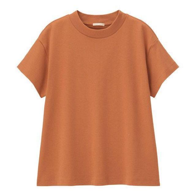 GUスムースTシャツ  オレンジ ORANGE XLサイズ 綿100% < ブランド  GUスムースTシャツ  オレンジ ORANGE XLサイズ 綿100% < ブランドの
