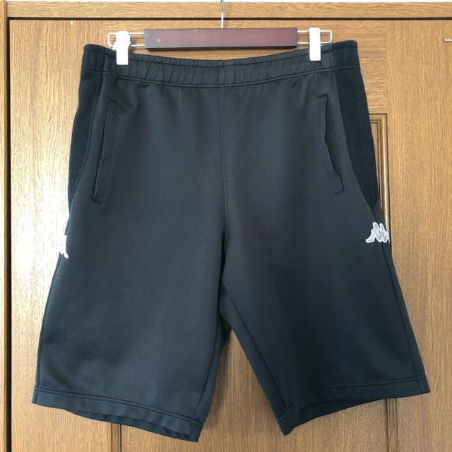 即決 kappa ハーフパンツ ブラック < 男性ファッション  即決 kappa ハーフパンツ ブラック  < 男性ファッションの