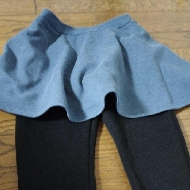 130 dev!rock 裏起毛 スカート付きレギンス 美品 < キッズ/ベビー  130 dev!rock 裏起毛 スカート付きレギンス 美品 < キッズ/ベビーの