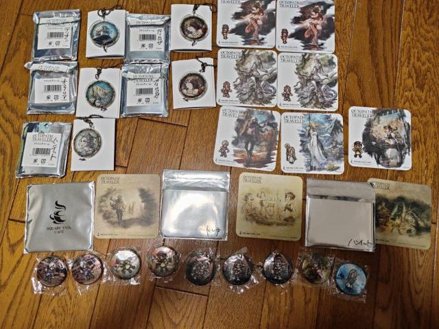 オクトパストラベラー スクエニ コースター アクリルチャーム 缶バッジ < アニメ/コミック/キャラクター  オクトパストラベラー スクエニ コースター アクリルチャーム 缶バッジ  < アニメ/コミック/キャラクターの