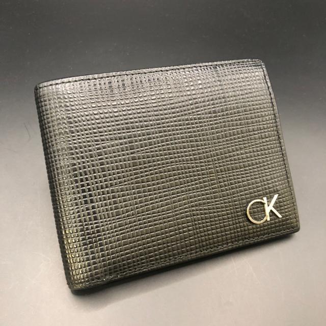 即決 CK CALVIN KLEIN シーケーカルバンクライン 二つ折り財布 < ブランド  即決 CK CALVIN KLEIN シーケーカルバンクライン 二つ折り財布  < ブランドの