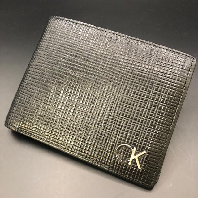 即決 CK CALVIN KLEIN シーケーカルバンクライン 二つ折り財布 < ブランド  即決 CK CALVIN KLEIN シーケーカルバンクライン 二つ折り財布 < ブランドの