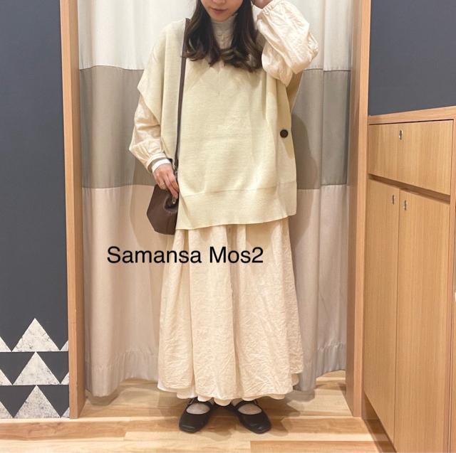新品 Samansa Mos2★ゆったりベスト < 女性ファッション  新品 Samansa Mos2★ゆったりベスト < 女性ファッションの