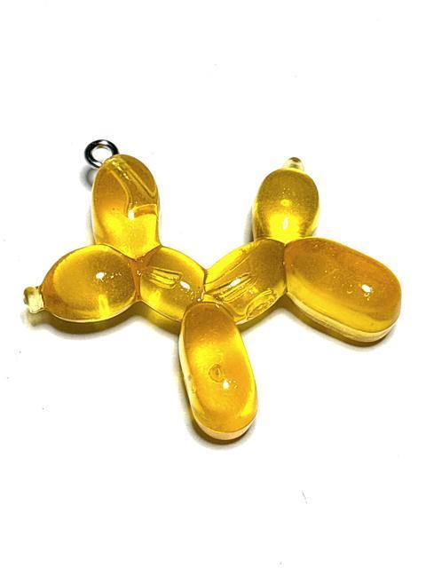 984 山吹色 ぷくぷくバルーンの犬ちゃん【大きめ】 1個 レジン プラパーツ アクリル樹脂 アクセサリーチャーム パーツ < ペット/手芸/園芸 984 山吹色 ぷくぷくバルーンの犬ちゃん【大きめ】 1個 レジン プラパーツ アクリル樹脂 アクセサリーチャーム パーツ < ペット/手芸/園芸の