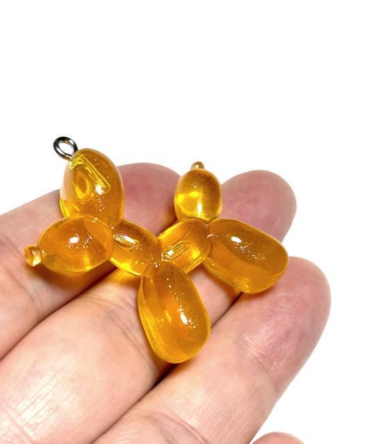 984 山吹色 ぷくぷくバルーンの犬ちゃん【大きめ】 1個 レジン プラパーツ アクリル樹脂 アクセサリーチャーム パーツ < ペット/手芸/園芸 984 山吹色 ぷくぷくバルーンの犬ちゃん【大きめ】 1個 レジン プラパーツ アクリル樹脂 アクセサリーチャーム パーツ < ペット/手芸/園芸の