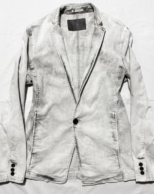 新品 近い美品 TORNADO MART トルネードマート 定価4万円程 加工 デニム ジャケット 細身 LL ロック ホストV系 < ブランド 新品 近い美品 TORNADO MART トルネードマート 定価4万円程 加工 デニム ジャケット 細身 LL ロック ホストV系 < ブランドの