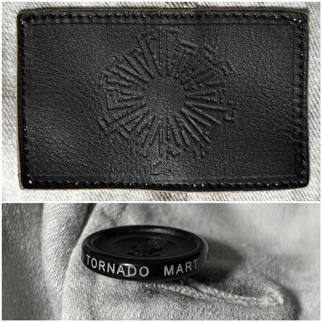 新品 近い美品 TORNADO MART トルネードマート 定価4万円程 加工 デニム ジャケット 細身 LL ロック ホストV系 < ブランド 新品 近い美品 TORNADO MART トルネードマート 定価4万円程 加工 デニム ジャケット 細身 LL ロック ホストV系 < ブランドの