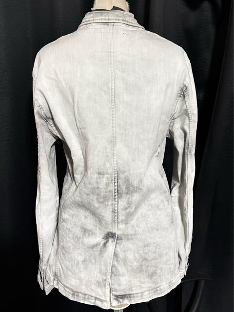 新品 近い美品 TORNADO MART トルネードマート 定価4万円程 加工 デニム ジャケット 細身 LL ロック ホストV系 < ブランド 新品 近い美品 TORNADO MART トルネードマート 定価4万円程 加工 デニム ジャケット 細身 LL ロック ホストV系 < ブランドの