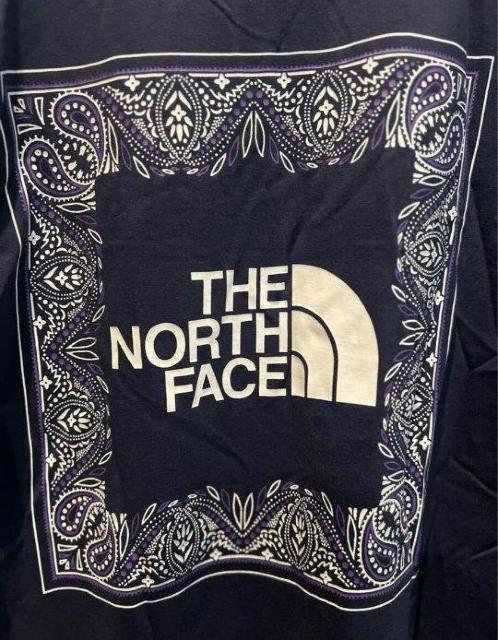 THE NORTH FACE/ノースフェイス/Tシャツ/アウトドア/キャンプ/ストリート/ペイズリー/2XL/XXL/ネイビー < ブランド THE NORTH FACE/ノースフェイス/Tシャツ/アウトドア/キャンプ/ストリート/ペイズリー/2XL/XXL/ネイビー < ブランドの