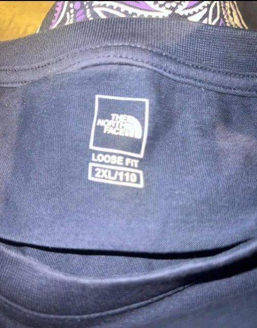 THE NORTH FACE/ノースフェイス/Tシャツ/アウトドア/キャンプ/ストリート/ペイズリー/2XL/XXL/ネイビー < ブランド THE NORTH FACE/ノースフェイス/Tシャツ/アウトドア/キャンプ/ストリート/ペイズリー/2XL/XXL/ネイビー < ブランドの