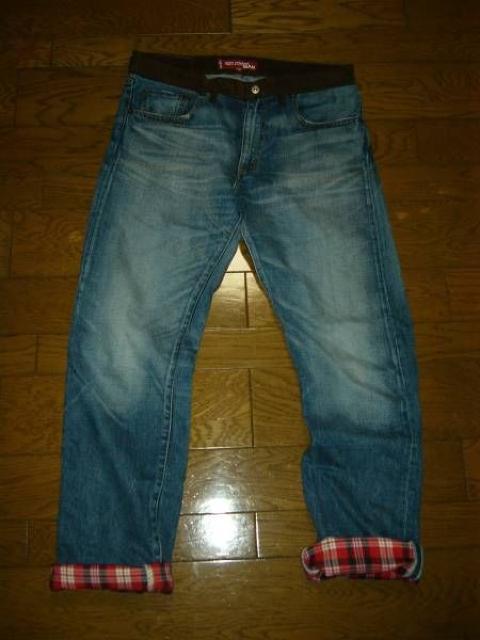 JUNYAWATANABE×Levi’sロールアップデニムMチェックリーバイス < ブランド  JUNYAWATANABE×Levi’sロールアップデニムMチェックリーバイス  < ブランドの