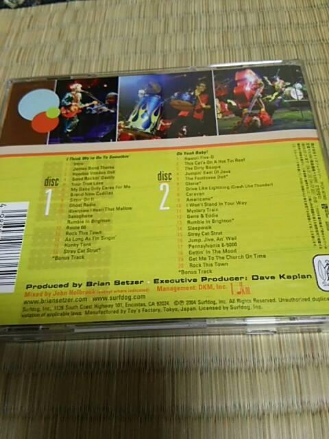 2枚組ライヴCD ブライアンセッツァーオーケストラ(STRAY CATS) < CD/DVD/ビデオ  2枚組ライヴCD ブライアンセッツァーオーケストラ(STRAY CATS) < CD/DVD/ビデオの