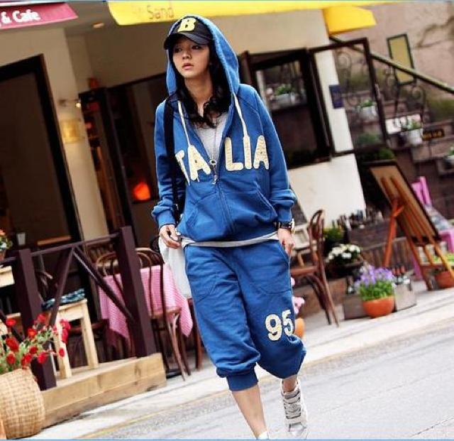 ★大人気★アメカジパーカー上下スエット★ブルー/XL < 女性ファッション  ★大人気★アメカジパーカー上下スエット★ブルー/XL  < 女性ファッションの