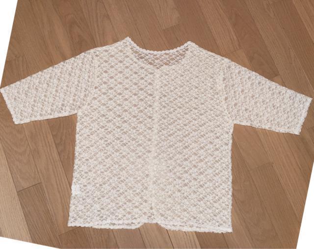 ゆったりのびのび レースボレロ カーディガン < 女性ファッション  ゆったりのびのび レースボレロ カーディガン < 女性ファッションの