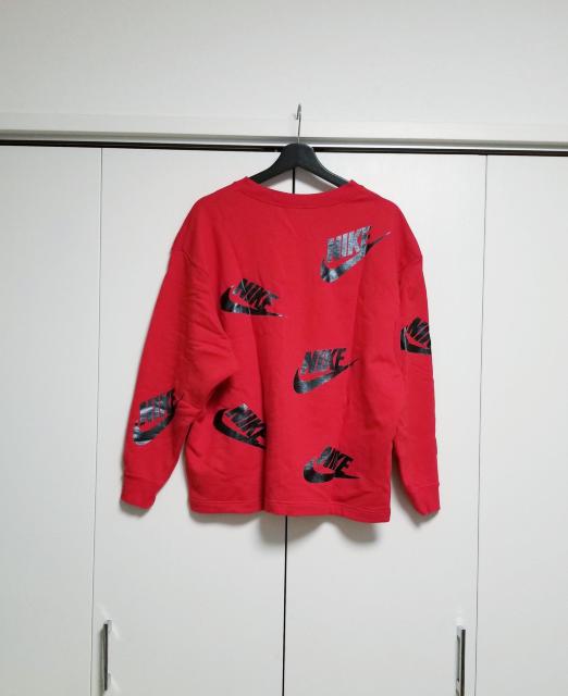 新品 NIKE スウェットトレーナー 赤×黒 ロゴロゴ L ナイキ < ブランド  新品 NIKE スウェットトレーナー 赤×黒 ロゴロゴ L ナイキ < ブランドの