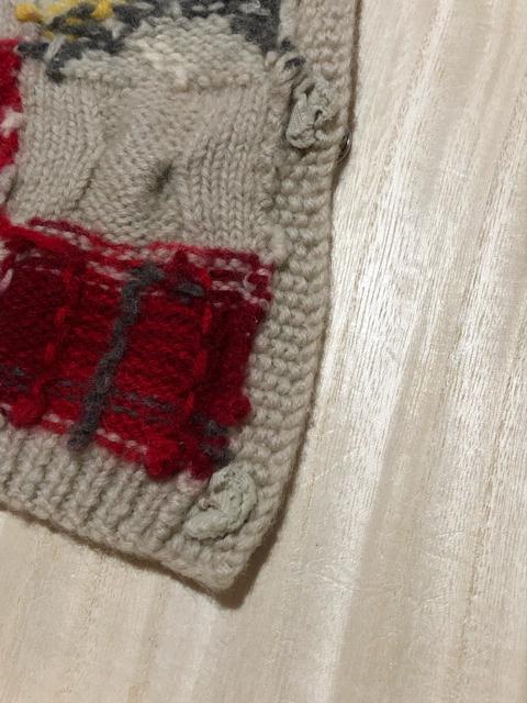 レトロ ウール ベスト イタリア製 Lサイズ < 女性ファッション レトロ ウール ベスト イタリア製 Lサイズ < 女性ファッションの