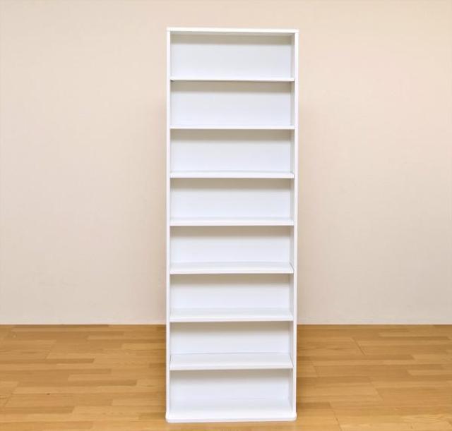 【送料無料】コミックラック ハイタイプ 本棚 大容量 木製 薄型 ブラウン ホワイト < インテリア/ライフ 【送料無料】コミックラック ハイタイプ 本棚 大容量 木製 薄型 ブラウン ホワイト < インテリア/ライフの