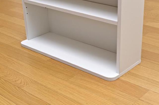 【送料無料】コミックラック ハイタイプ 本棚 大容量 木製 薄型 ブラウン ホワイト < インテリア/ライフ 【送料無料】コミックラック ハイタイプ 本棚 大容量 木製 薄型 ブラウン ホワイト < インテリア/ライフの