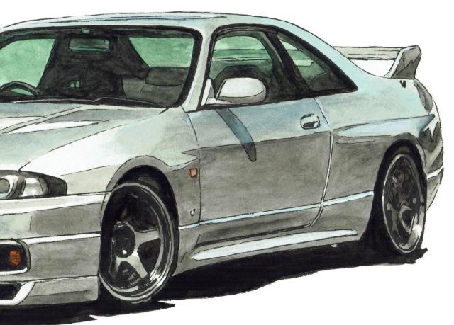 NC-723 GT-R R33/RS SS限定版画サイン額装作家平右ヱ門 < 自動車/バイク NC-723 GT-R R33/RS SS限定版画サイン額装作家平右ヱ門 < 自動車/バイク