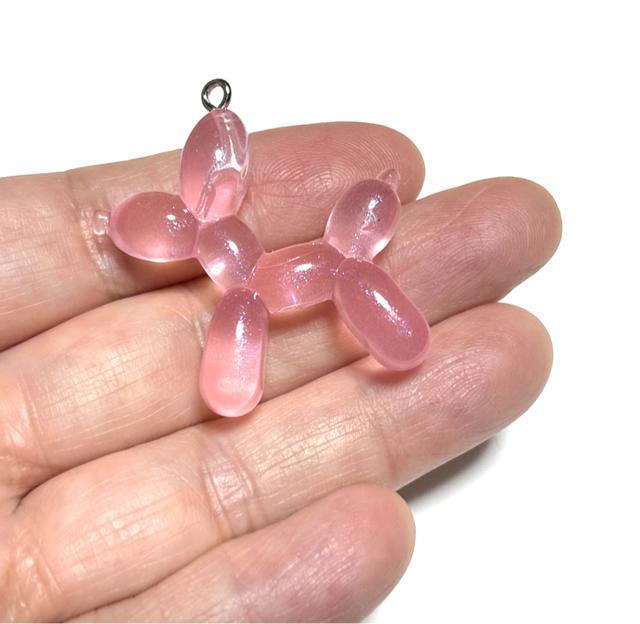 985 ピンク色 ぷくぷくバルーンの犬ちゃん【大きめ】 1個 レジン プラパーツ アクリル樹脂 アクセサリーチャーム パーツ < ペット/手芸/園芸 985 ピンク色 ぷくぷくバルーンの犬ちゃん【大きめ】 1個 レジン プラパーツ アクリル樹脂 アクセサリーチャーム パーツ < ペット/手芸/園芸の