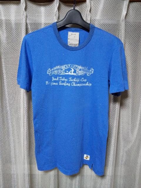 Mauro Grifoni vintage 半袖Tシャツ Sサイズ ユーズド加工 ブルー イタリア製 < 男性ファッション  Mauro Grifoni vintage 半袖Tシャツ Sサイズ ユーズド加工 ブルー イタリア製  < 男性ファッションの