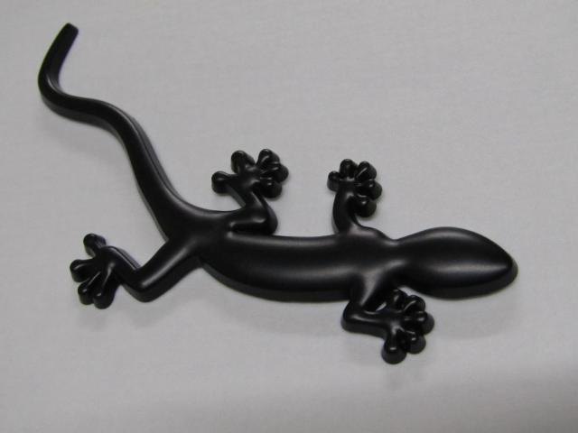 ●Gecko ゲッコー/守宮/ヤモリ!MAD BLACK仕様 メタル製 エンブレム !● < 自動車/バイク ●Gecko ゲッコー/守宮/ヤモリ!MAD BLACK仕様 メタル製 エンブレム !● < 自動車/バイク