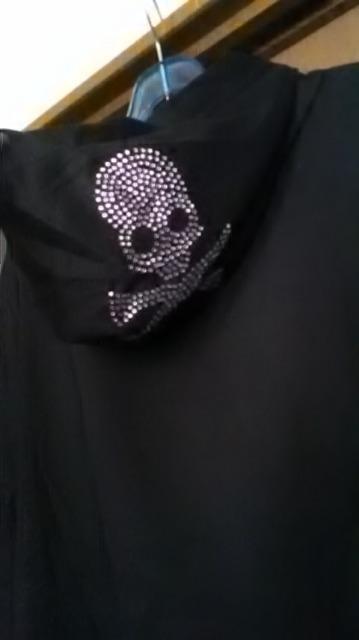 23*新品*スカル*大きいサイズ*パーカーワンピース < 女性ファッション  23*新品*スカル*大きいサイズ*パーカーワンピース < 女性ファッションの